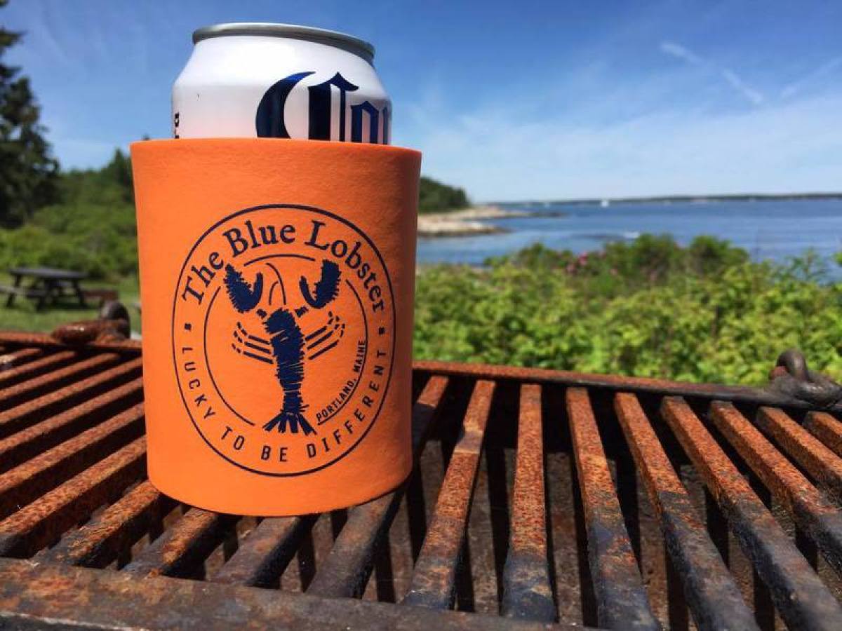 The Blue Lobster cozy & beer