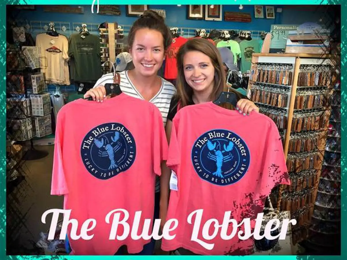 The Blue Lobster shirts
