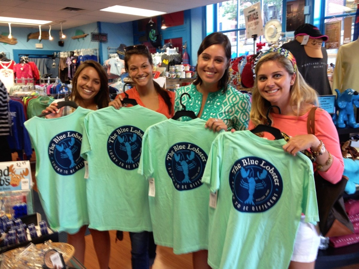 The Blue Lobster shirts